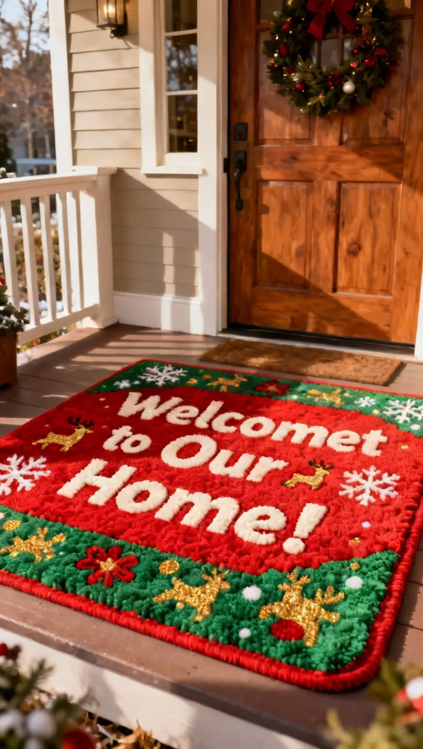 Add a Holiday Doormat