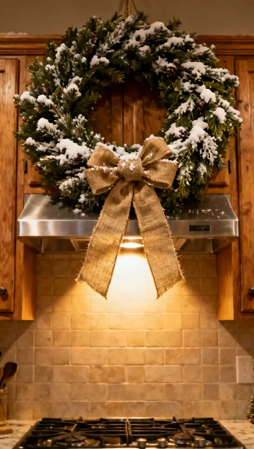 Add a Wreath to a Range Hood