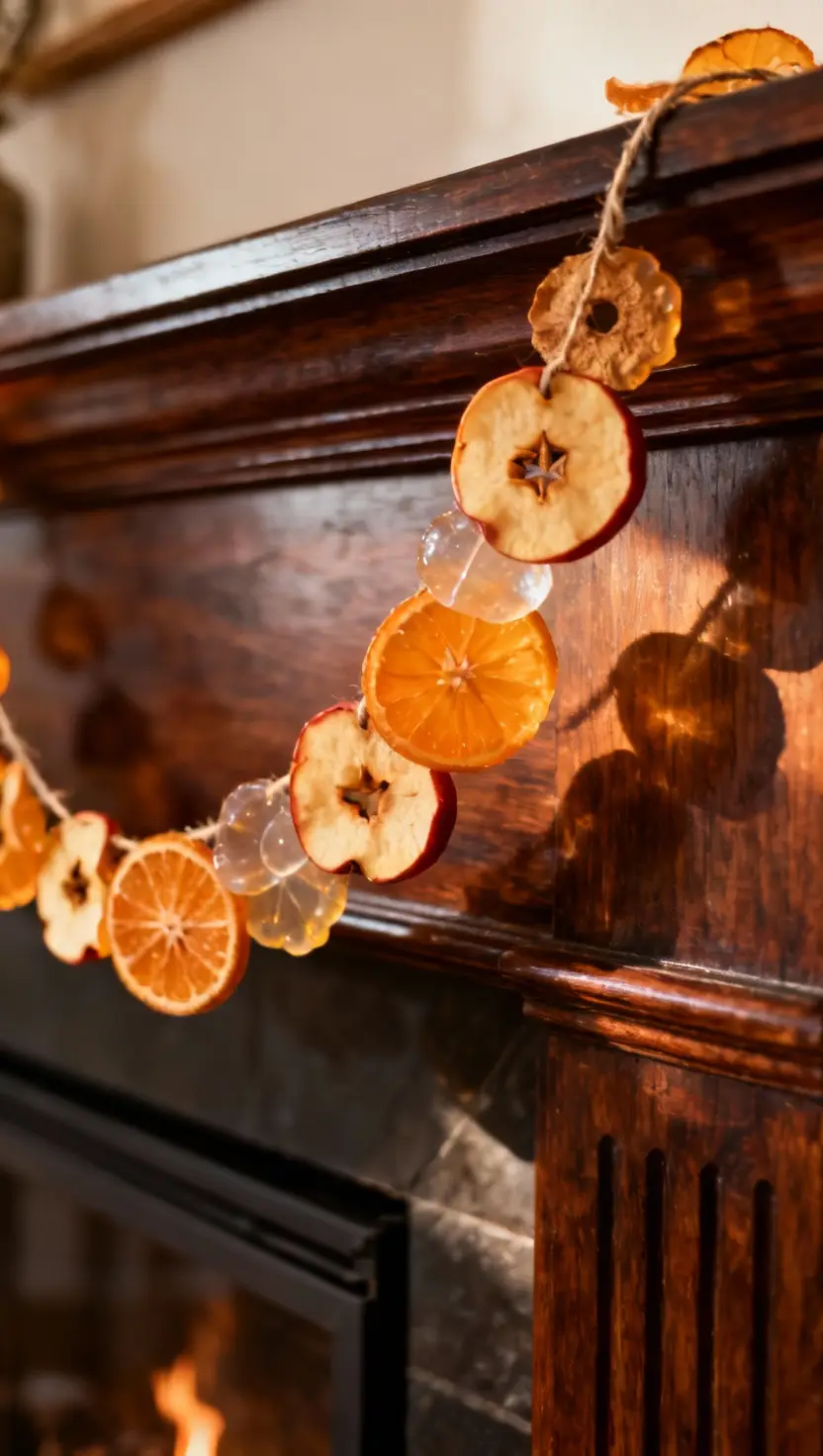 Add Dried Fruit Garlands