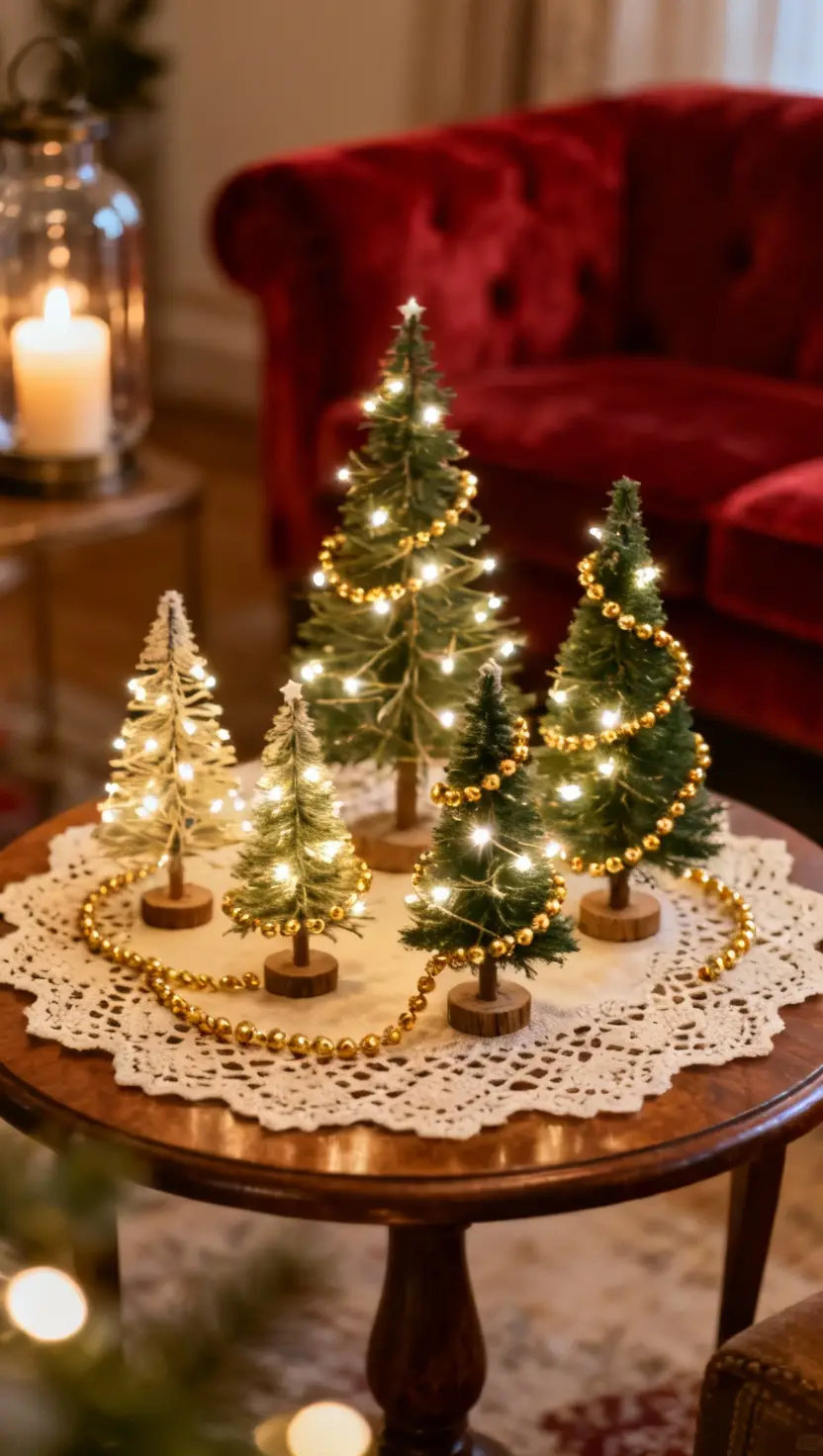 Create a Small Tabletop Christmas Tree Display