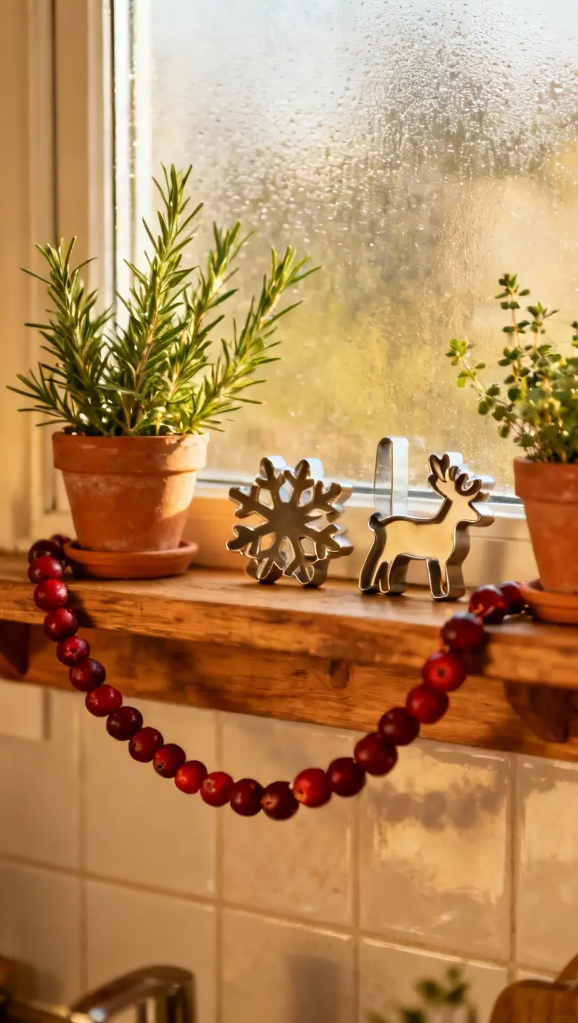 Festive Through the Kitchen Window