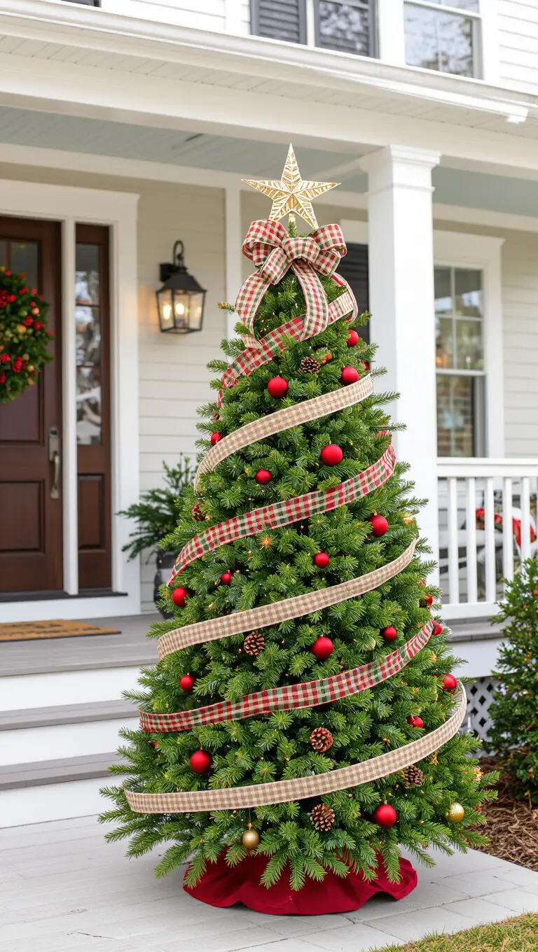 Front Porch Christmas Tree