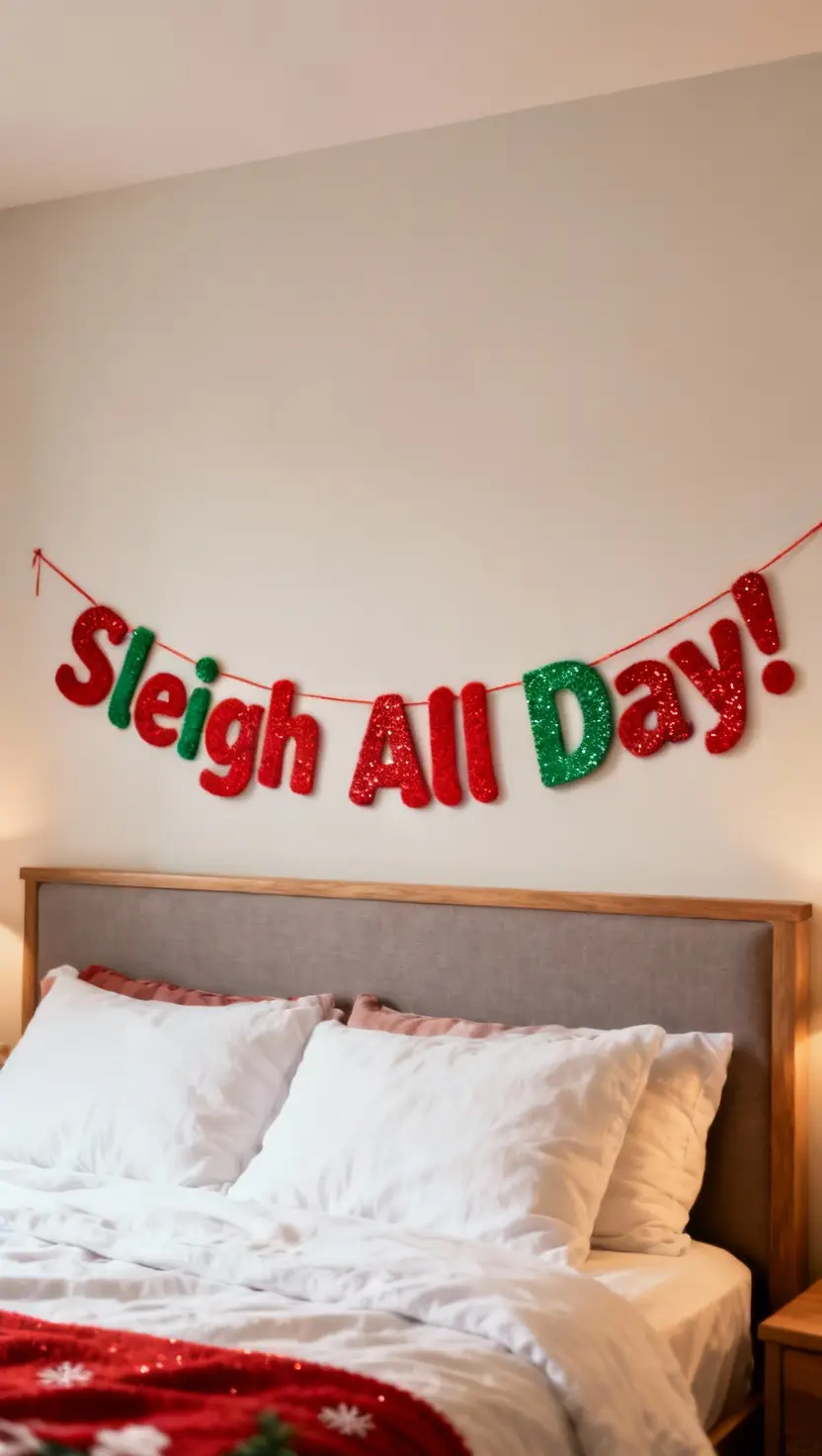 Hang up a Punny Christmas Banner