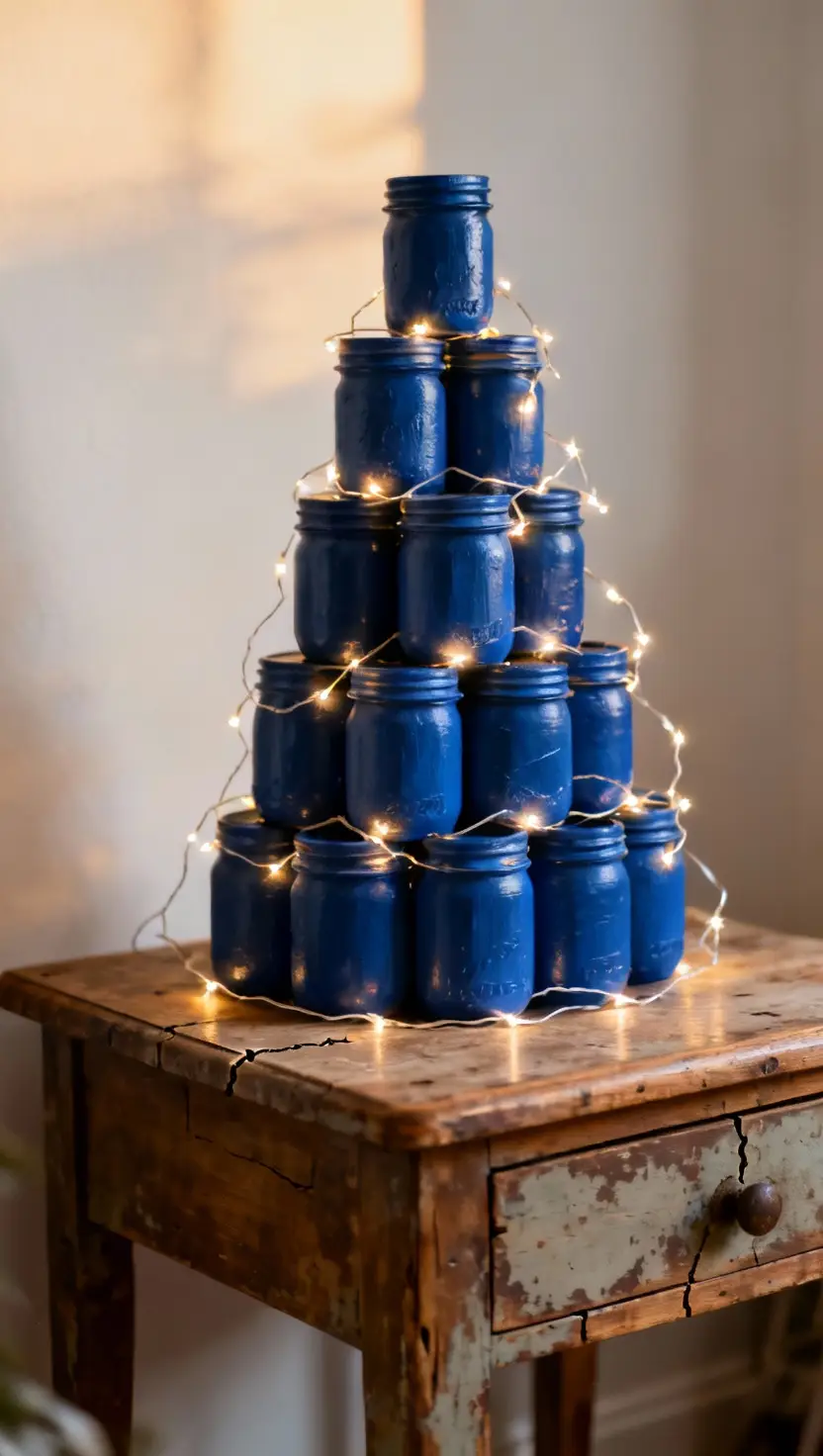 Mason Jar Christmas Tree