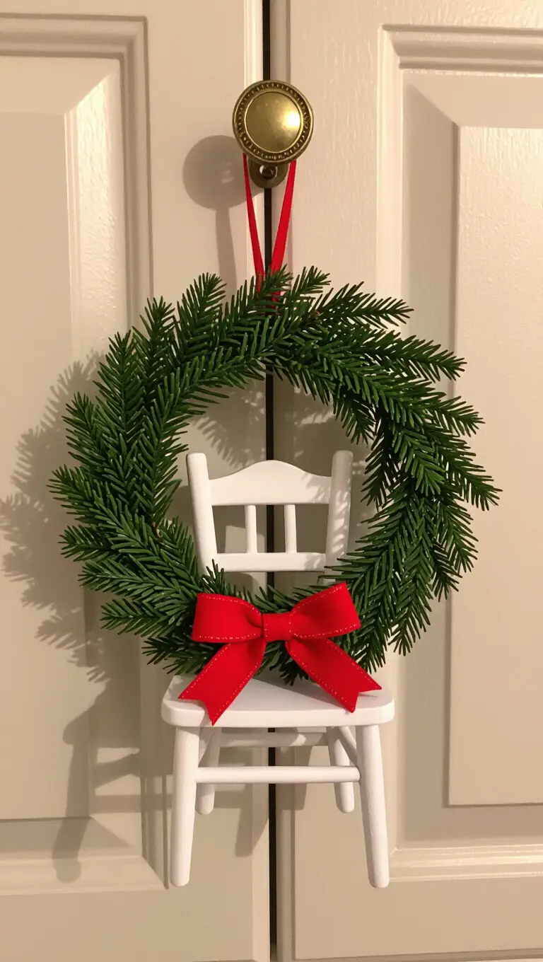 Mini Dining Chair Wreath