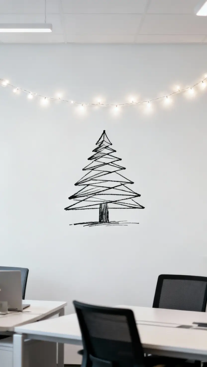 Office Christmas Wall Decor