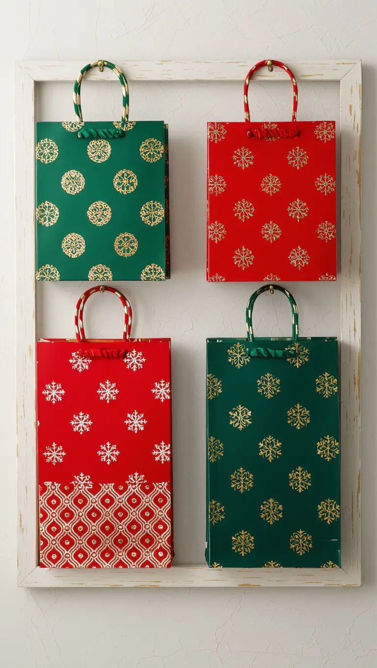 Put Gift Bags in Frames