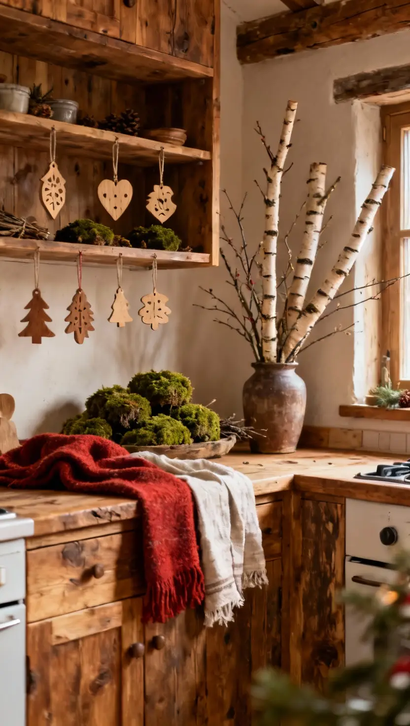 Rustic Christmas Kitchen