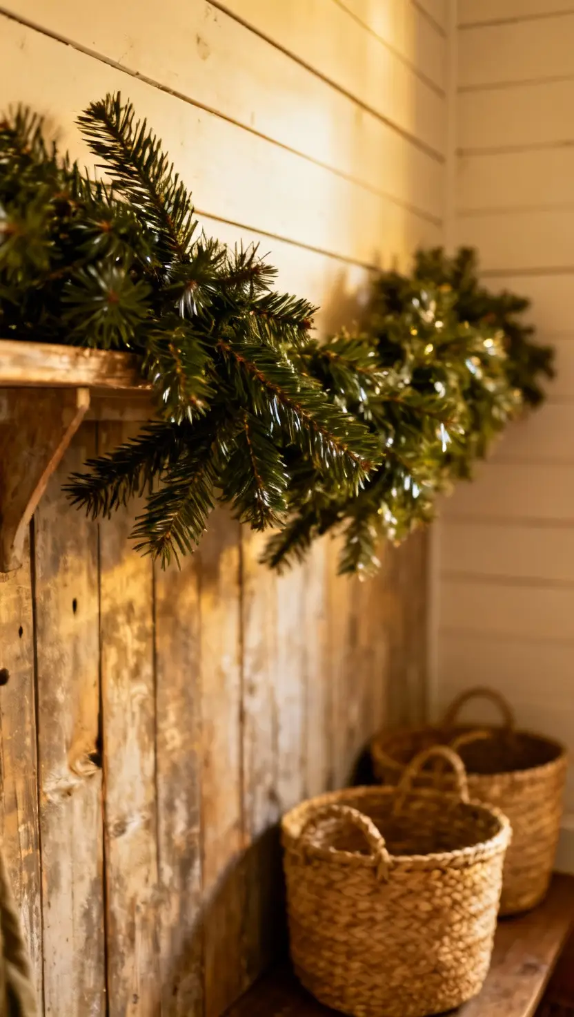 Use Garland in the Mudroom