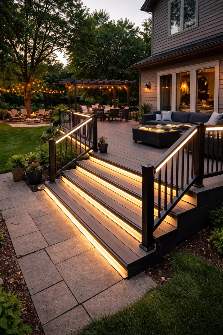 A realistic photo of a typical American home