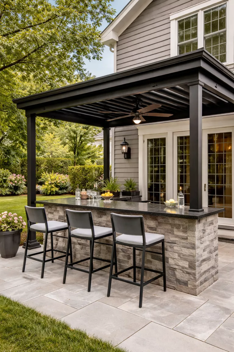 A realistic photo of a traditional American home