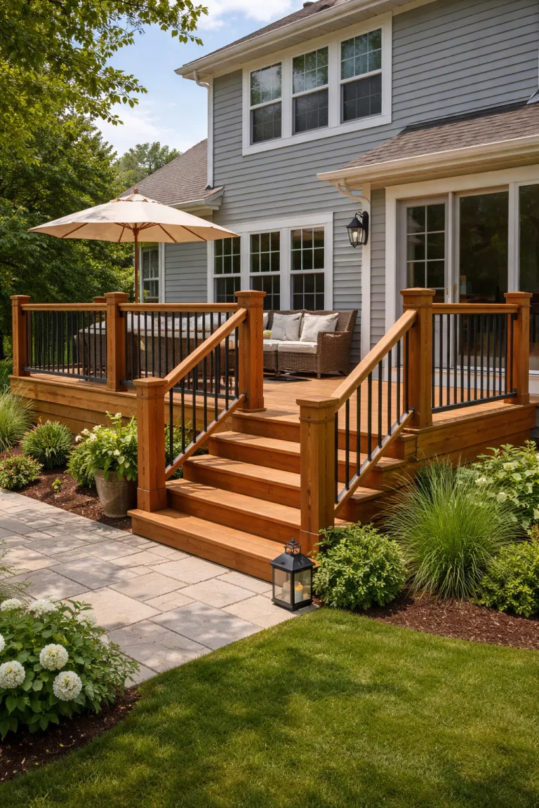 A realistic photo of a traditional American home