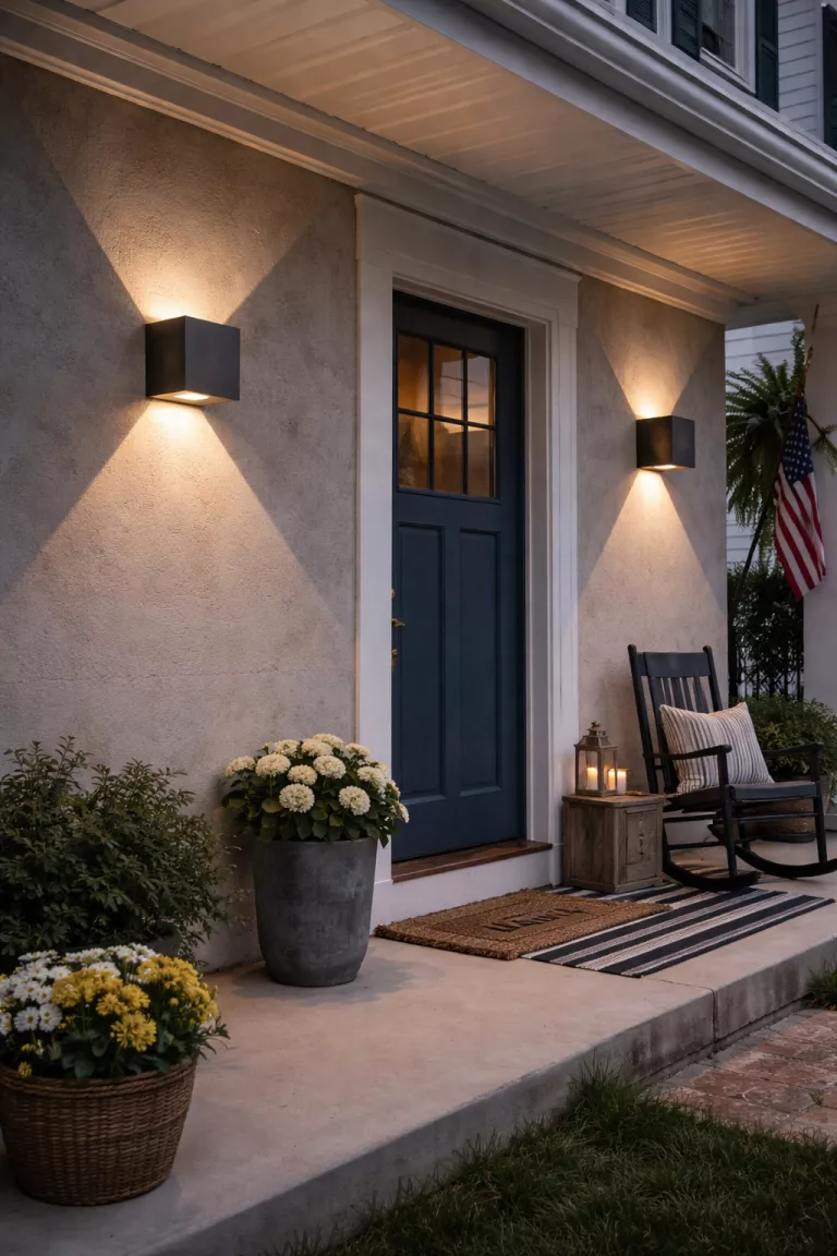 A realistic photo of a typical American home