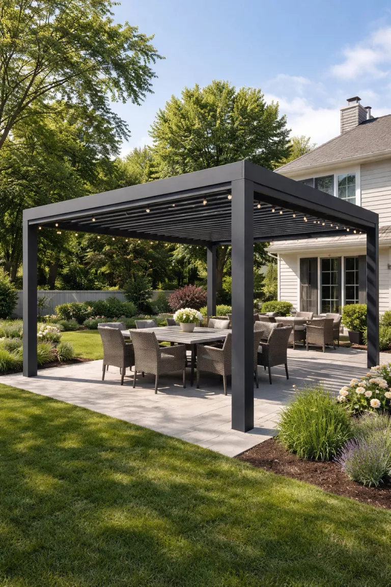 A realistic photo of a typical American home