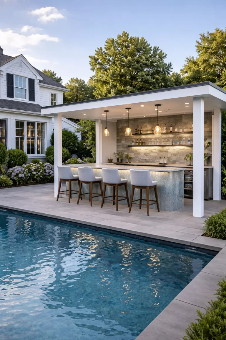 A realistic photo of a traditional American home