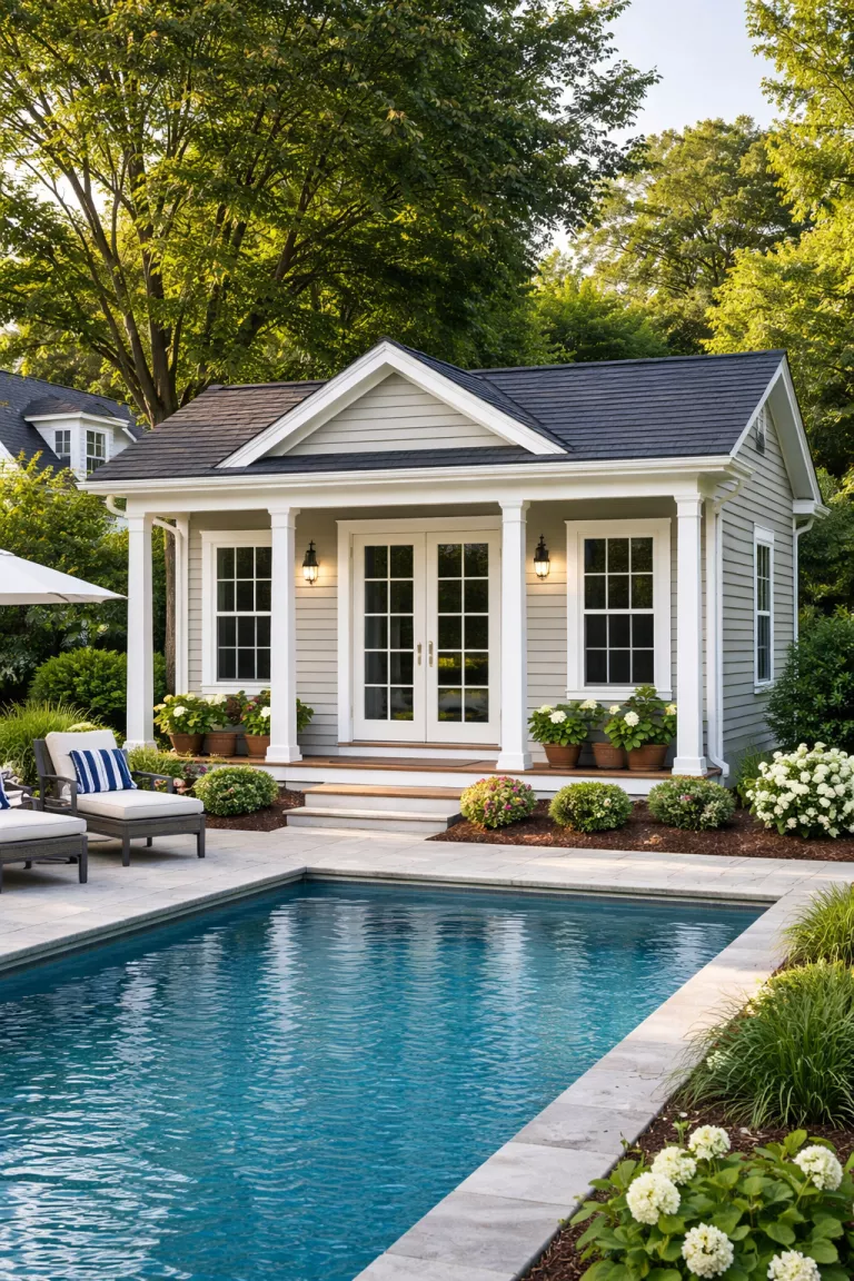 A realistic photo of a traditional American home