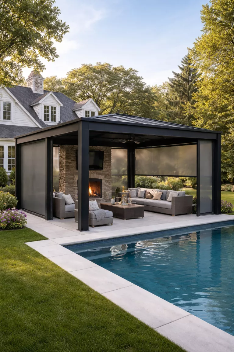 A realistic photo of a traditional American home